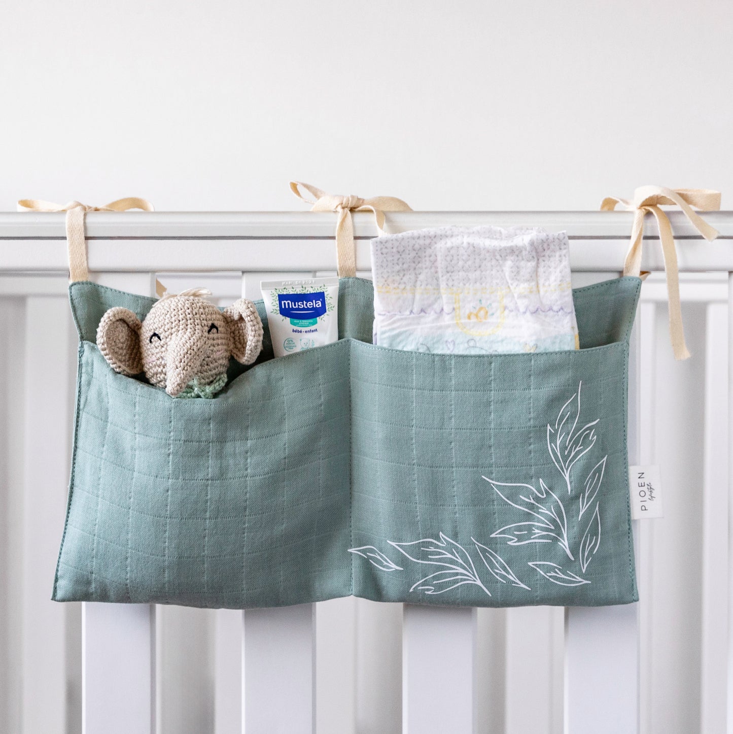Organic Cotton Cot Companion Organizer