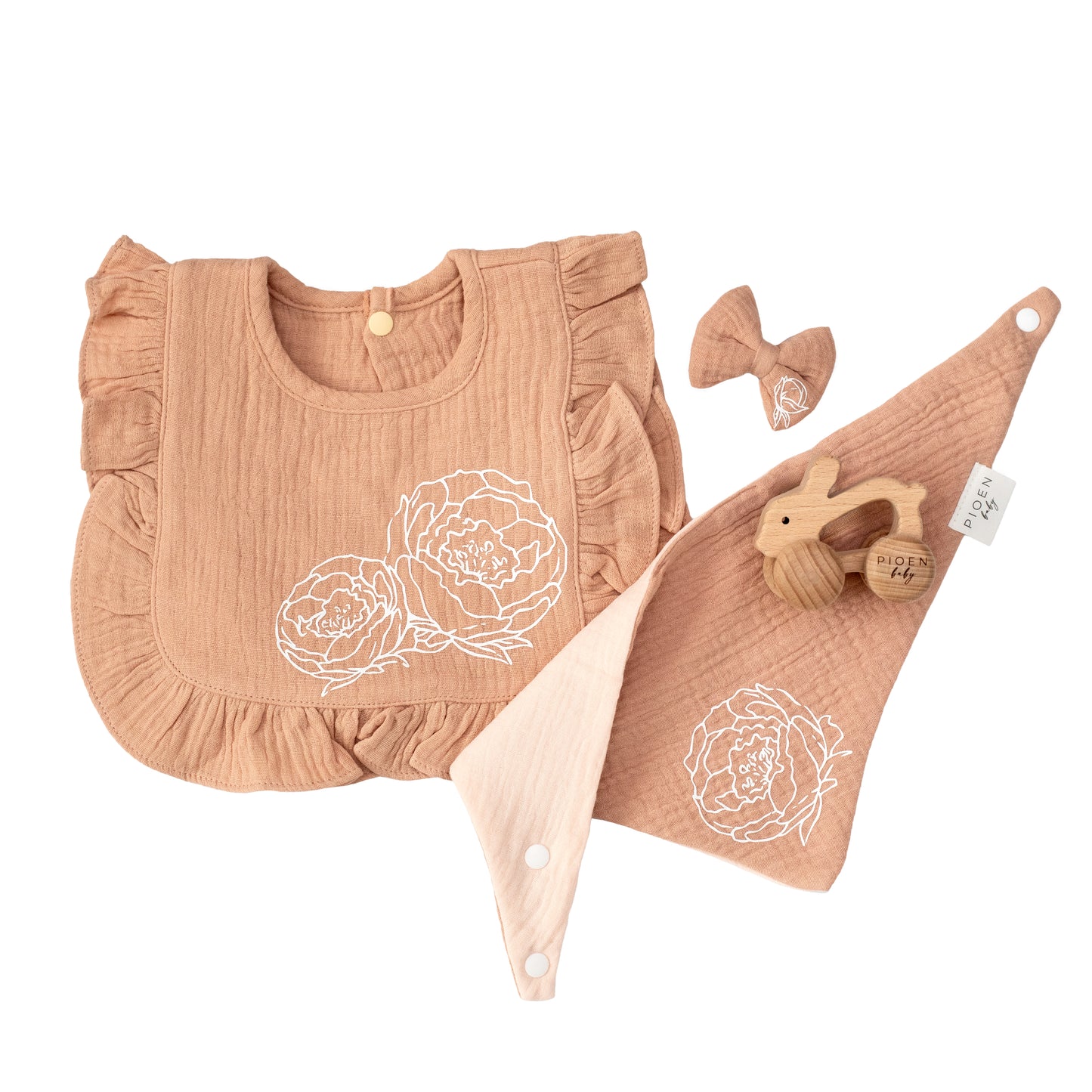 Baby Girl Bib Gift set