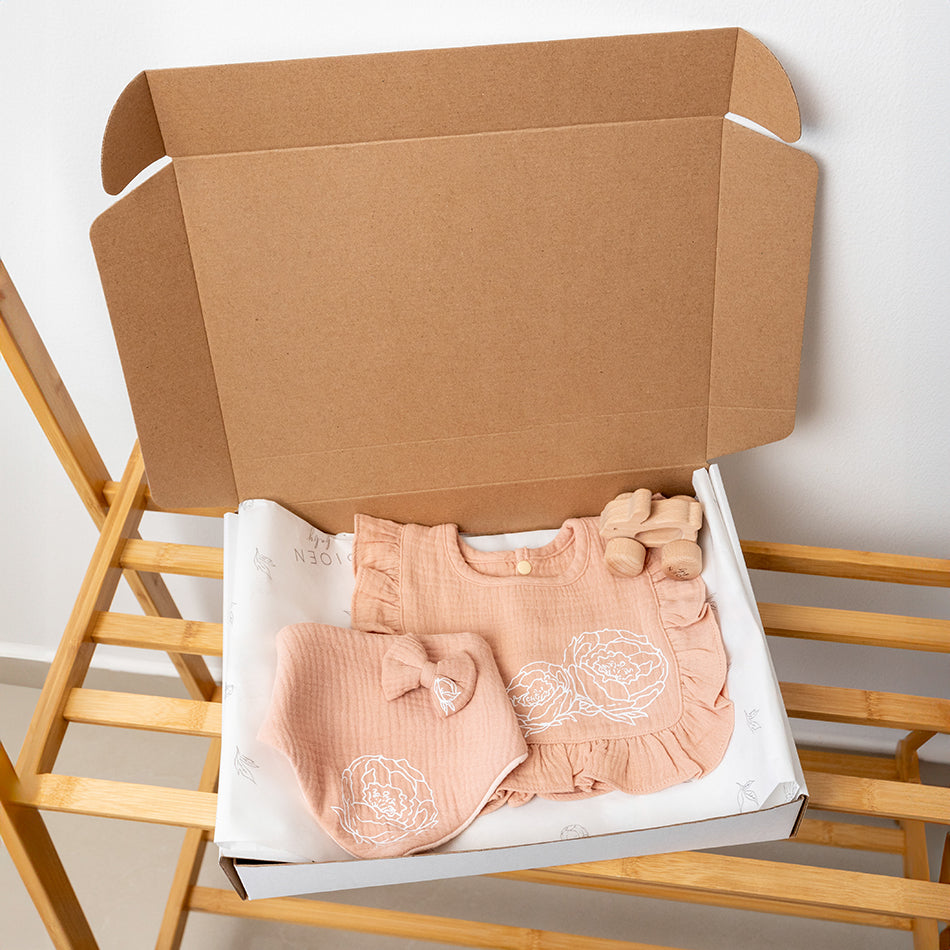 Baby Girl Bib Gift set