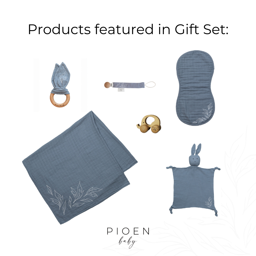 100% Cotton Baby Boy Gift Set