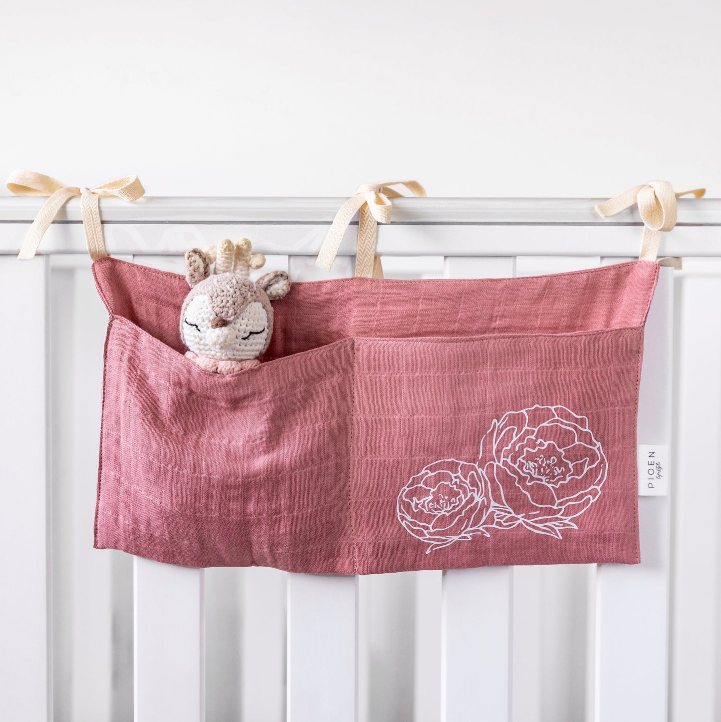 Organic Cotton Cot Companion Organizer