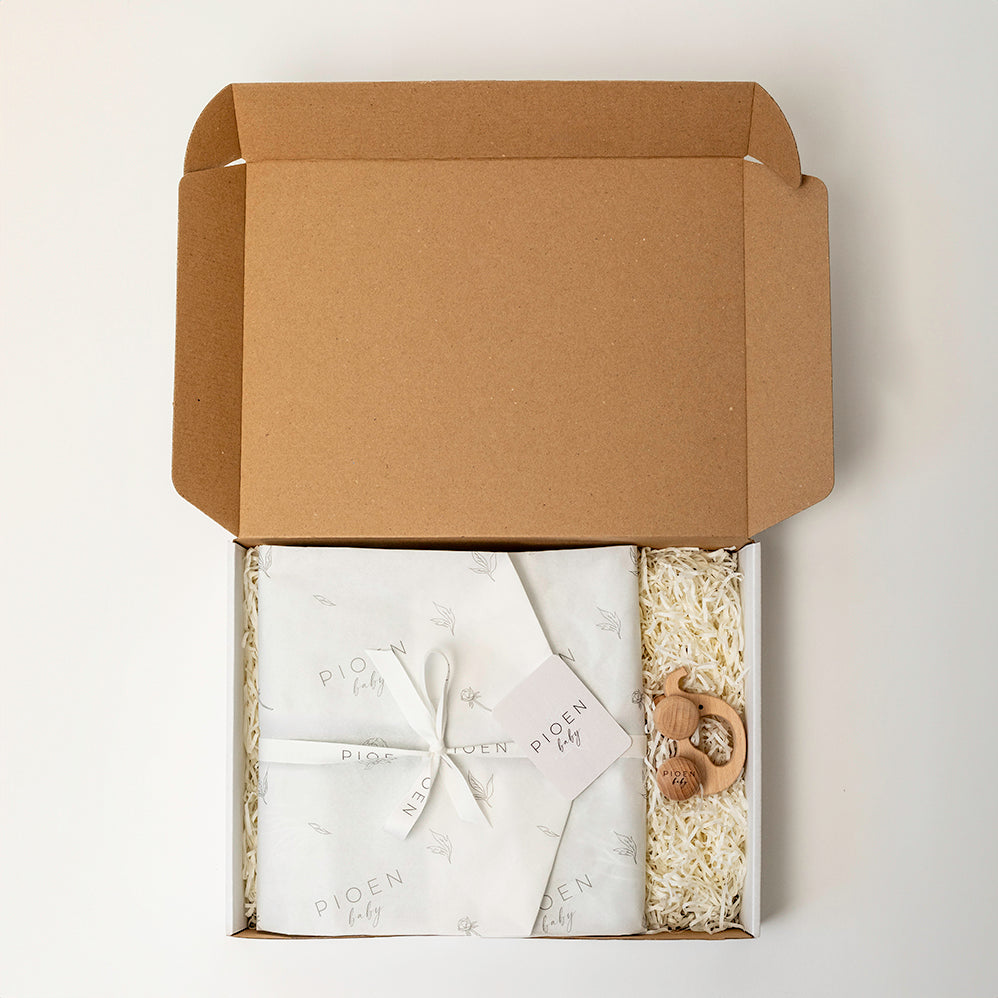 100% Organic Cotton Baby Gift Set Neutral