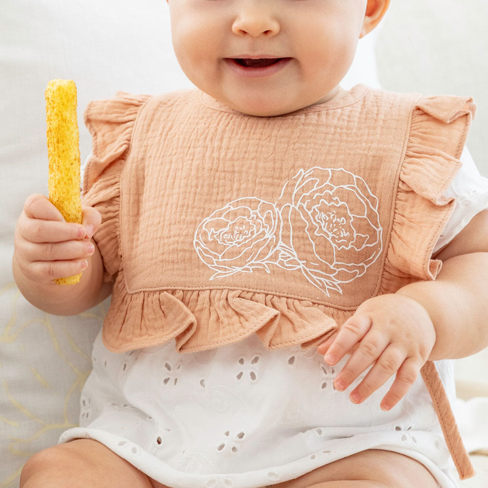 Ruffle Baby Bib
