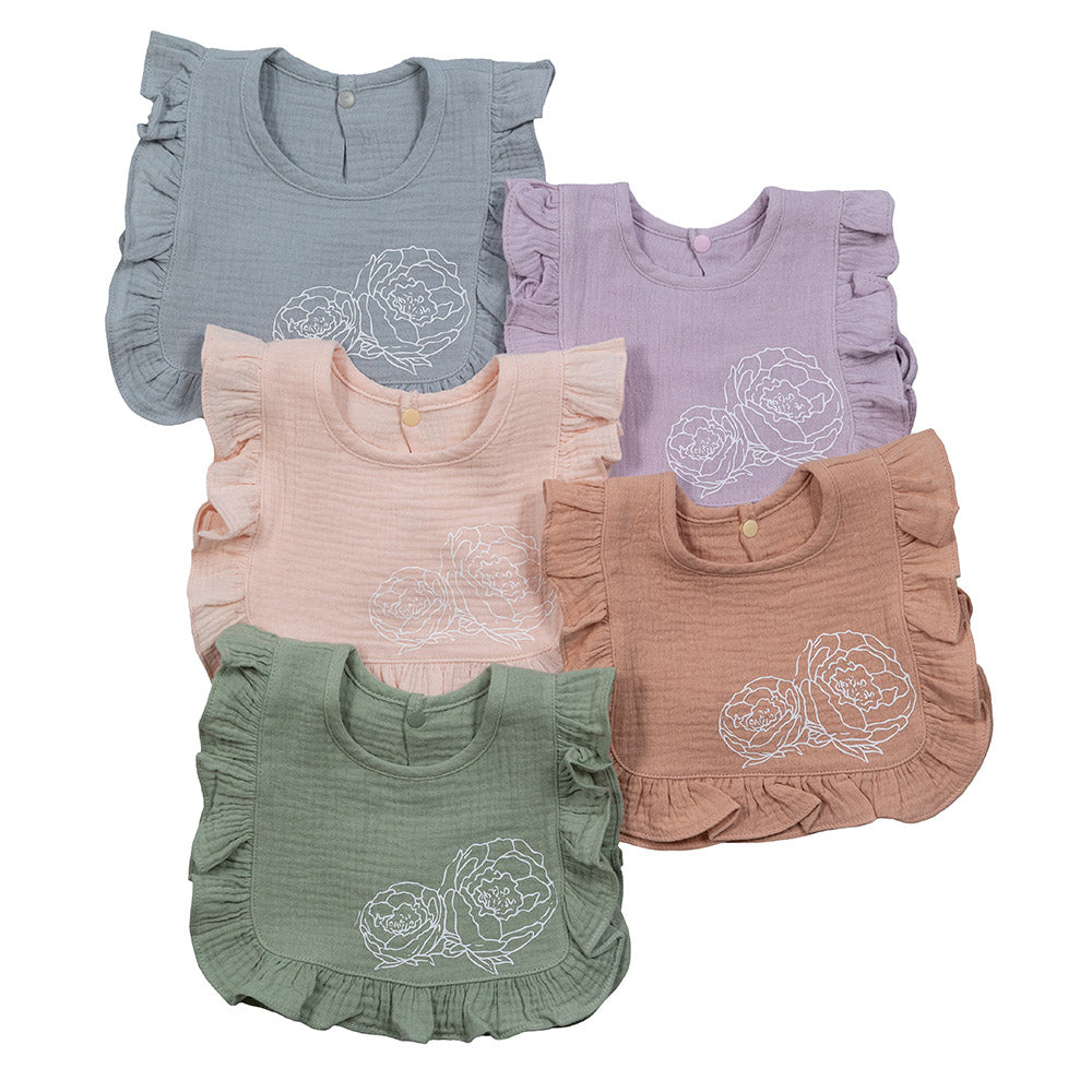 Ruffle Baby Bib