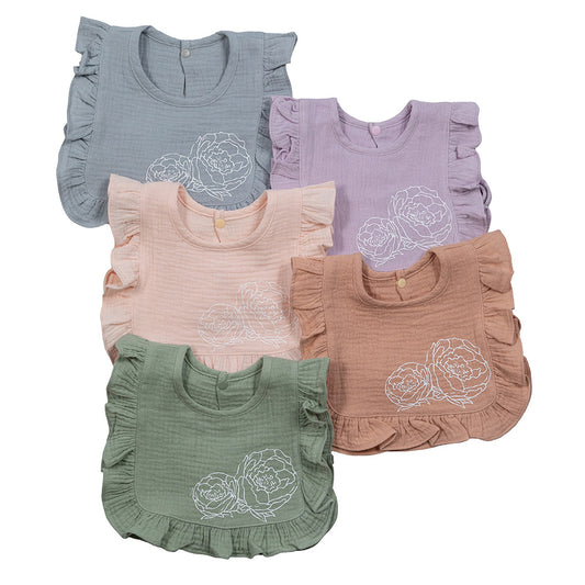 Ruffle Baby Bib