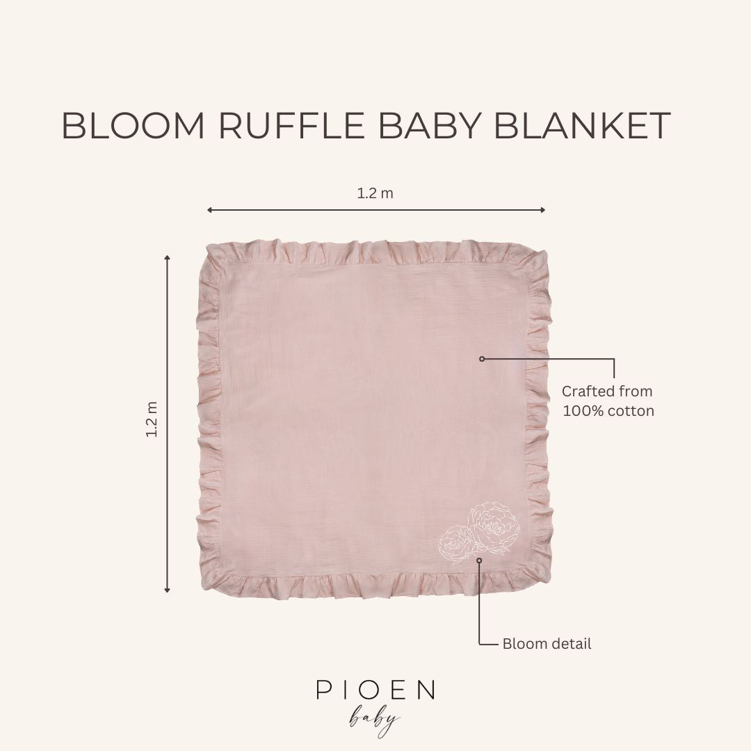 Ruffle Baby Blanket