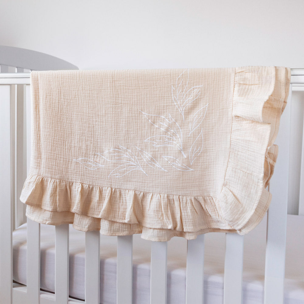 Ruffle Baby Blanket