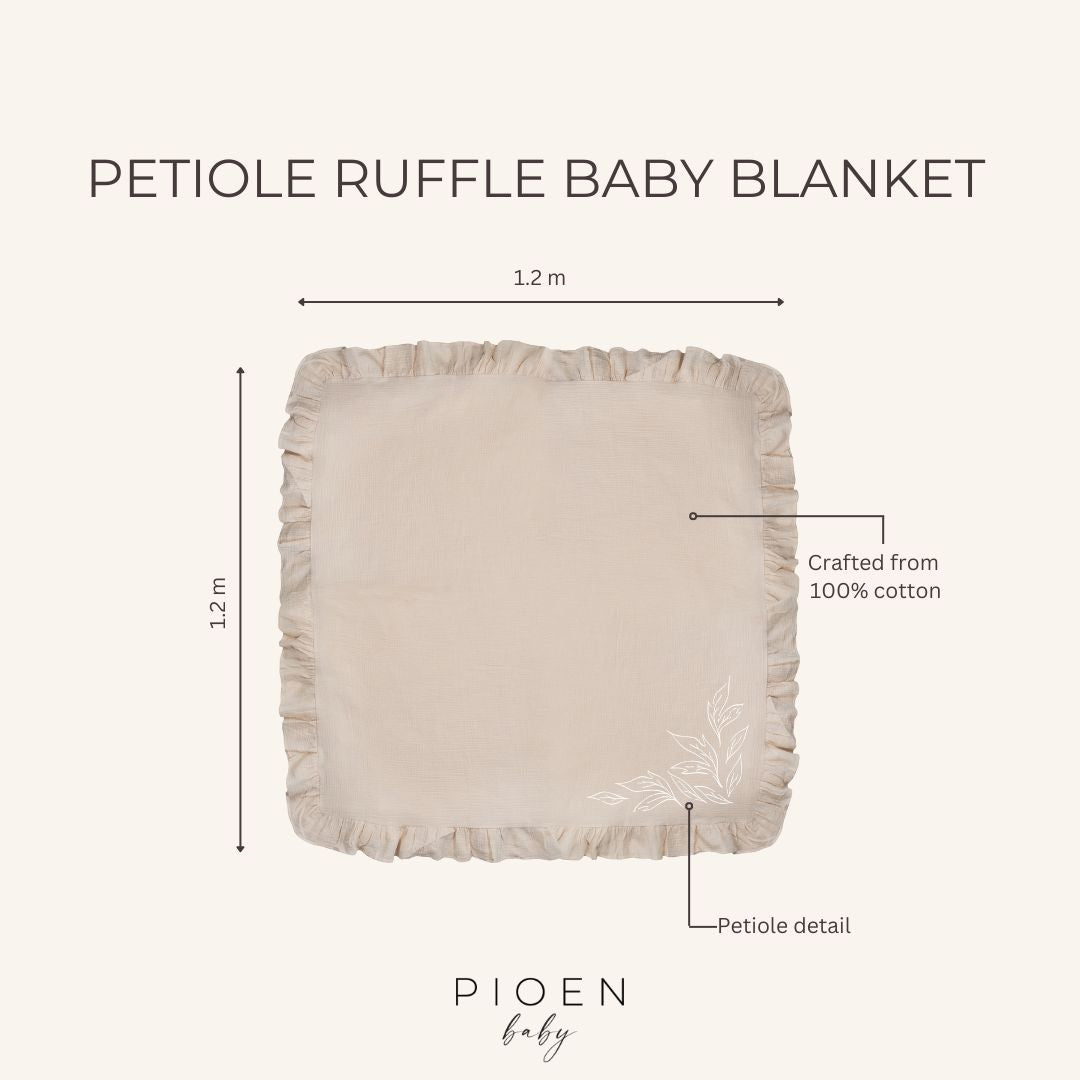 Ruffle Baby Blanket