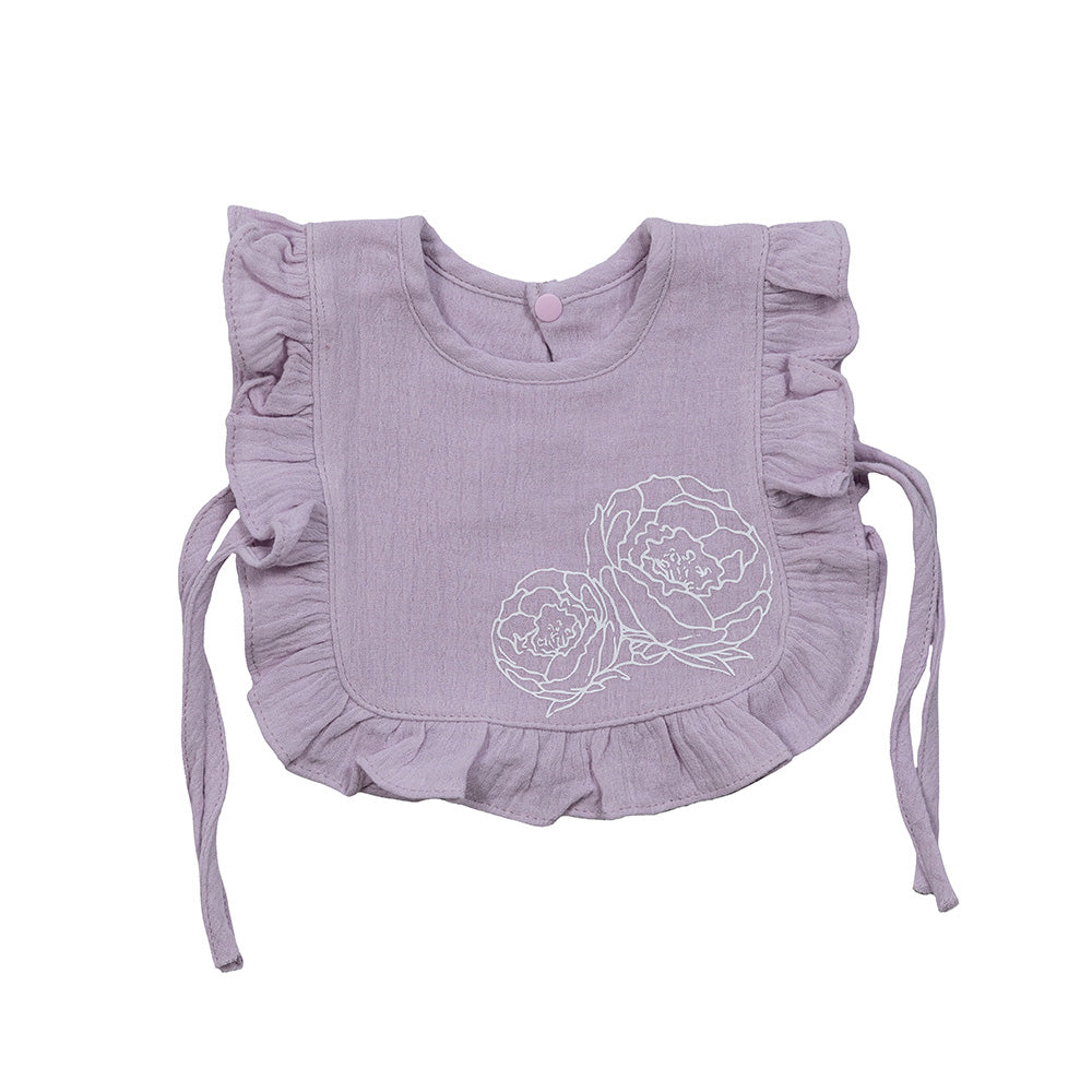 Ruffle Baby Bib