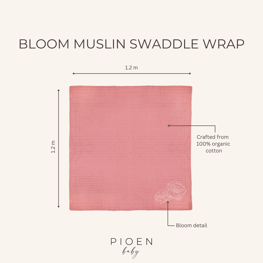 Swaddle Muslin Baby Blanket