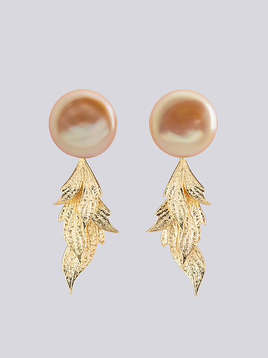 Elemental Drop Earrings - Gold Plated