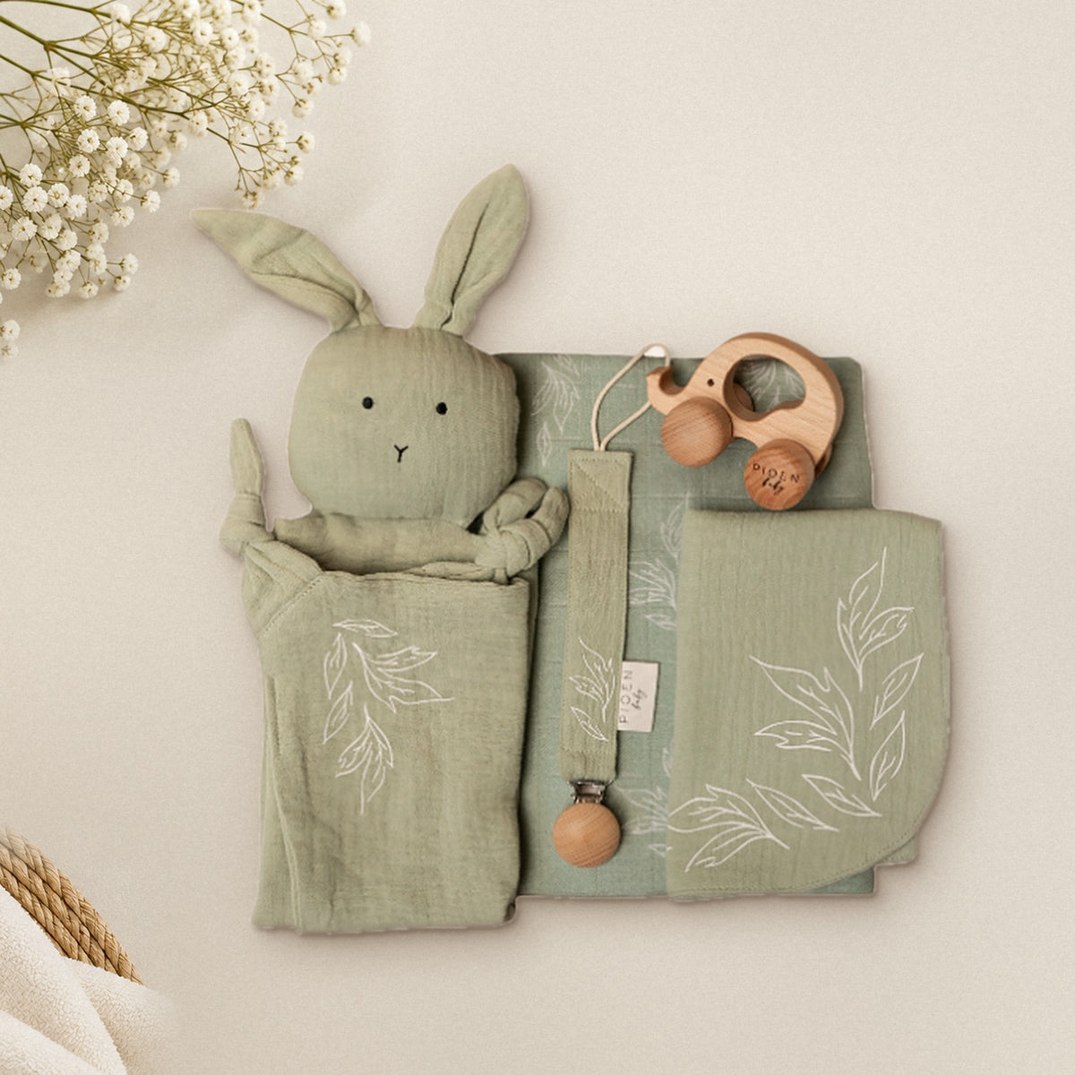 Soft Green Gift Set – 5 Piece