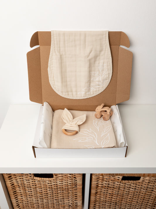 100% Organic Cotton Baby Gift Set