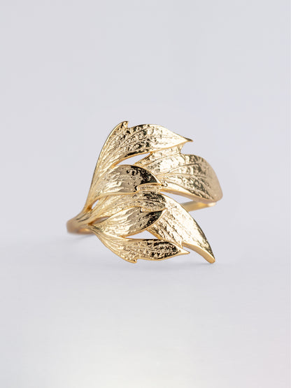 Elemental Wrap Ring - Gold Plated