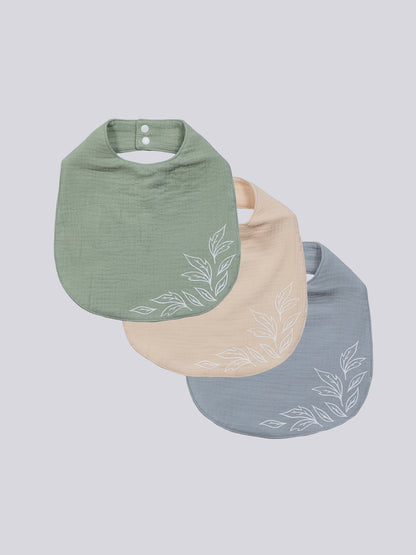 Petiole Waterproof Baby Bib 3pc Set