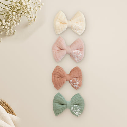 Hair Bow Set – 4 Piece