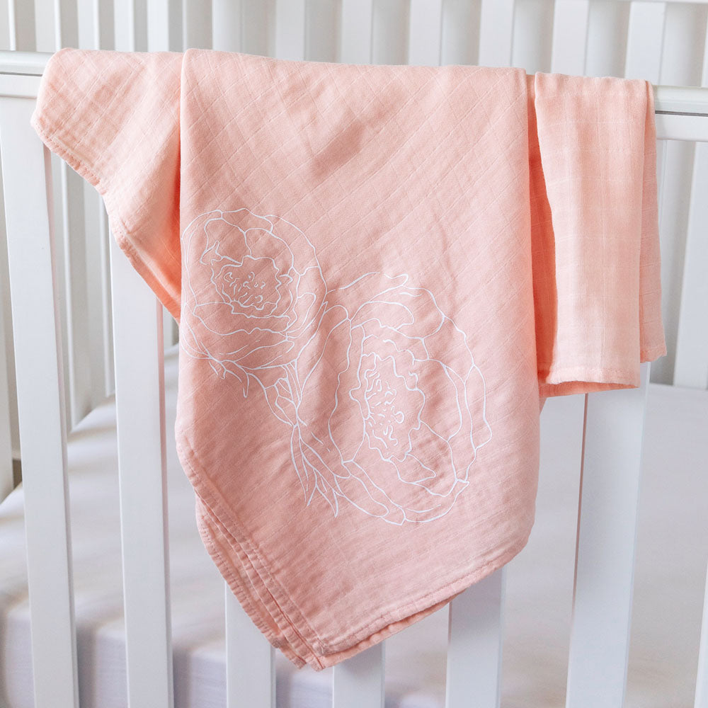 Swaddle Muslin Baby Blanket