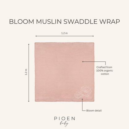 Swaddle Muslin Baby Blanket