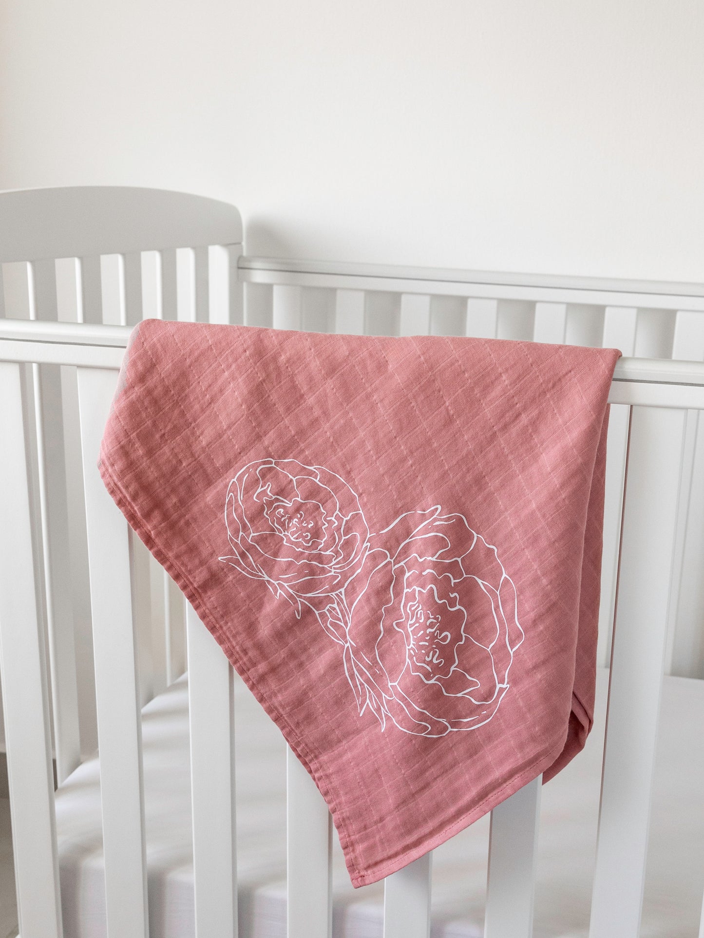 Bloom Wrap Muslin Baby Blanket